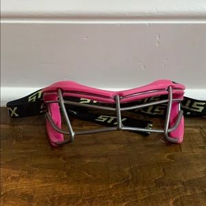 Girls pink lacrosse googles- Gently used